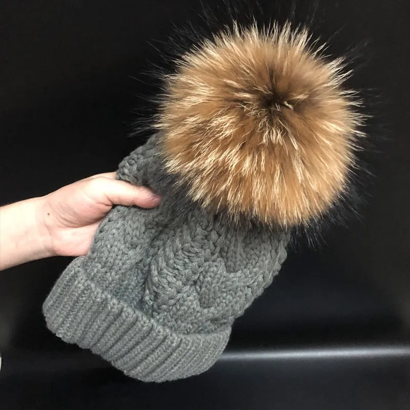 2023 Women's hats Add velvet Fleece Inside Beanies Winter Hats for women