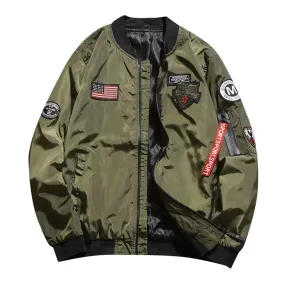 77City Killer Casual Air Force Flight Jacket Men's Military Tactical Coats Casaco Masculino Pilot Bomber Jackets