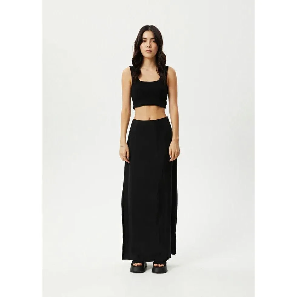 Afends Grace Cupro Maxi Skirt