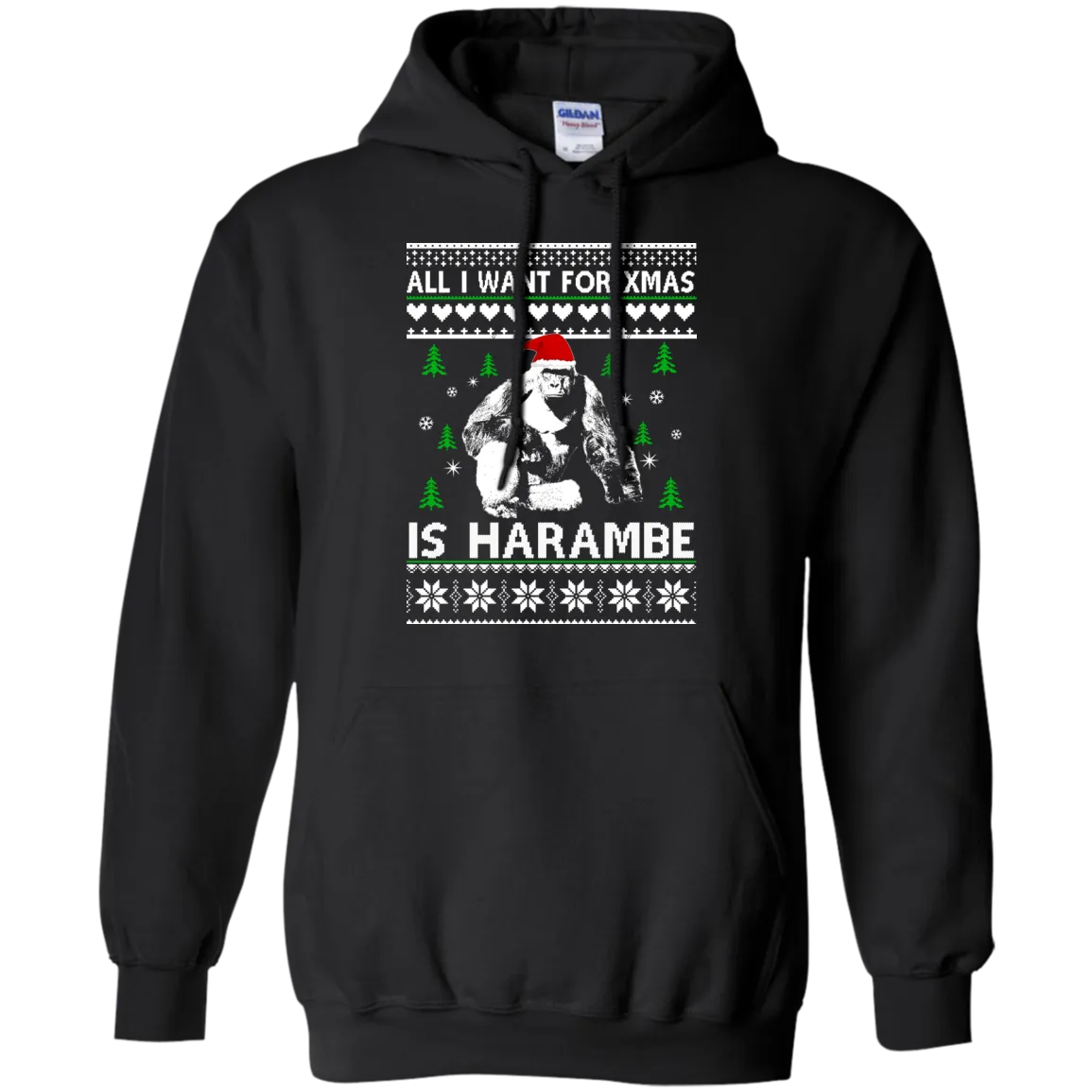 All I Want For Xmas Is Harambe Sweater, Shirt