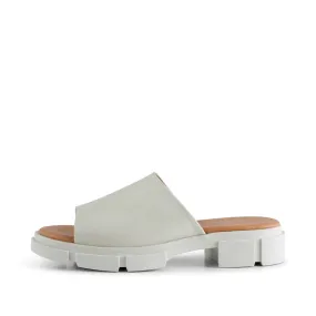 Alva mule læder - Off White