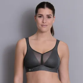 Anita Air Control  best selling Sports Bra with Padded Cups - Anthracite