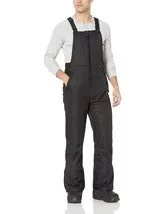 Arctix Men's Essential Insulated Bib Overalls, Black Warm Winter Ski Suit