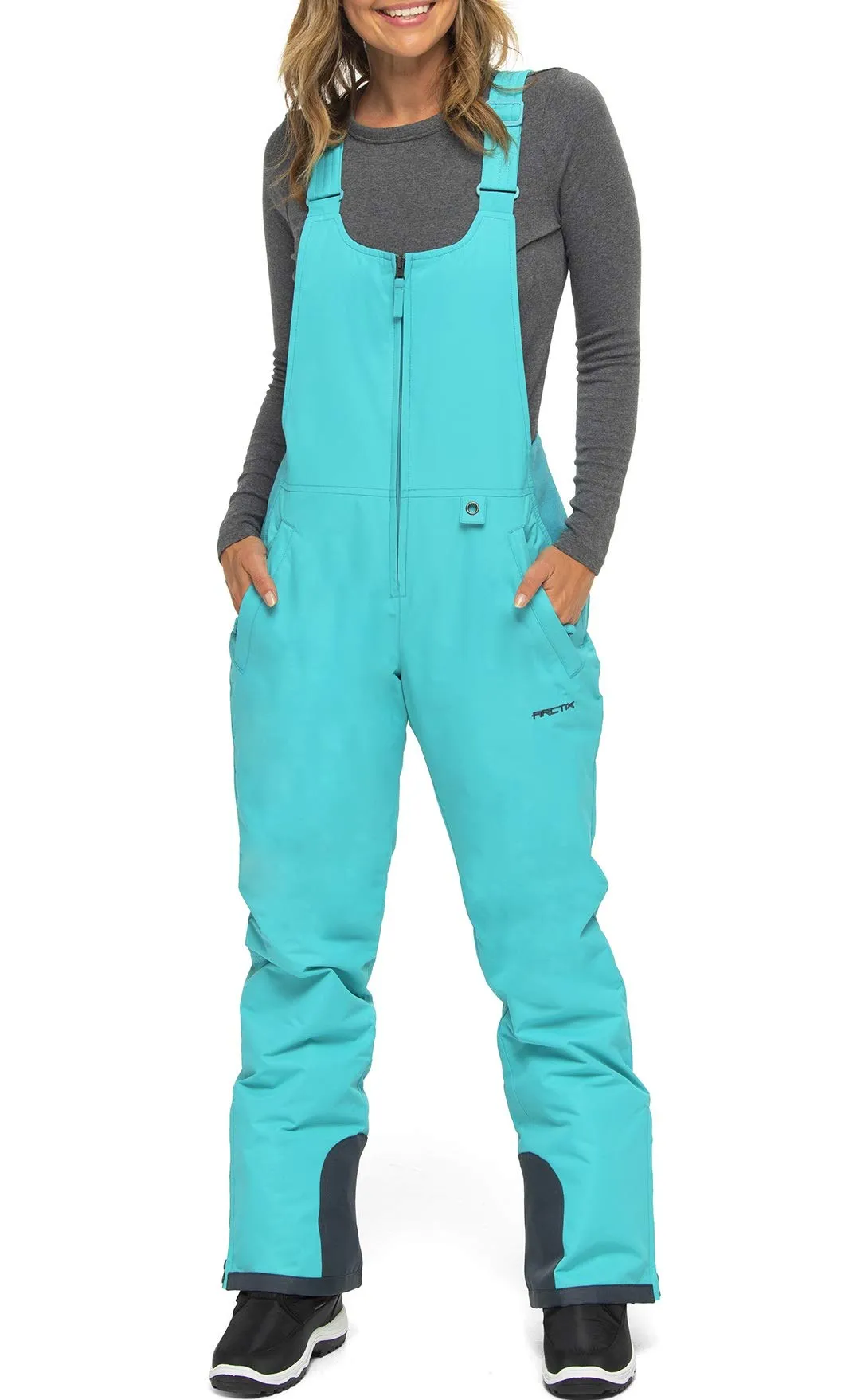 Arctix Women's Essential Insulated Bib Overalls, Bluebird, 4X (28W-30W) Long