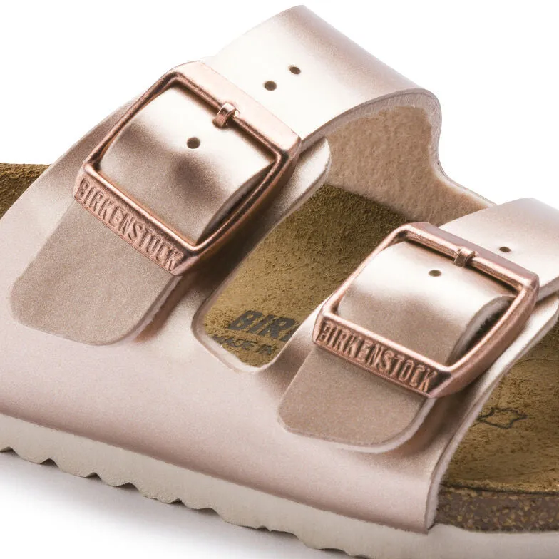 Arizona Kid's BirkoFlor Sandal - Electric Metallic Copper