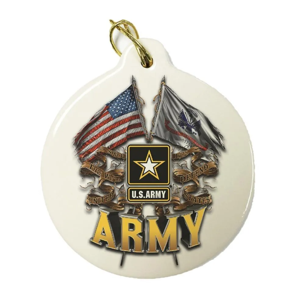 Army Set Of 4 Best Seller Christmas Ornaments