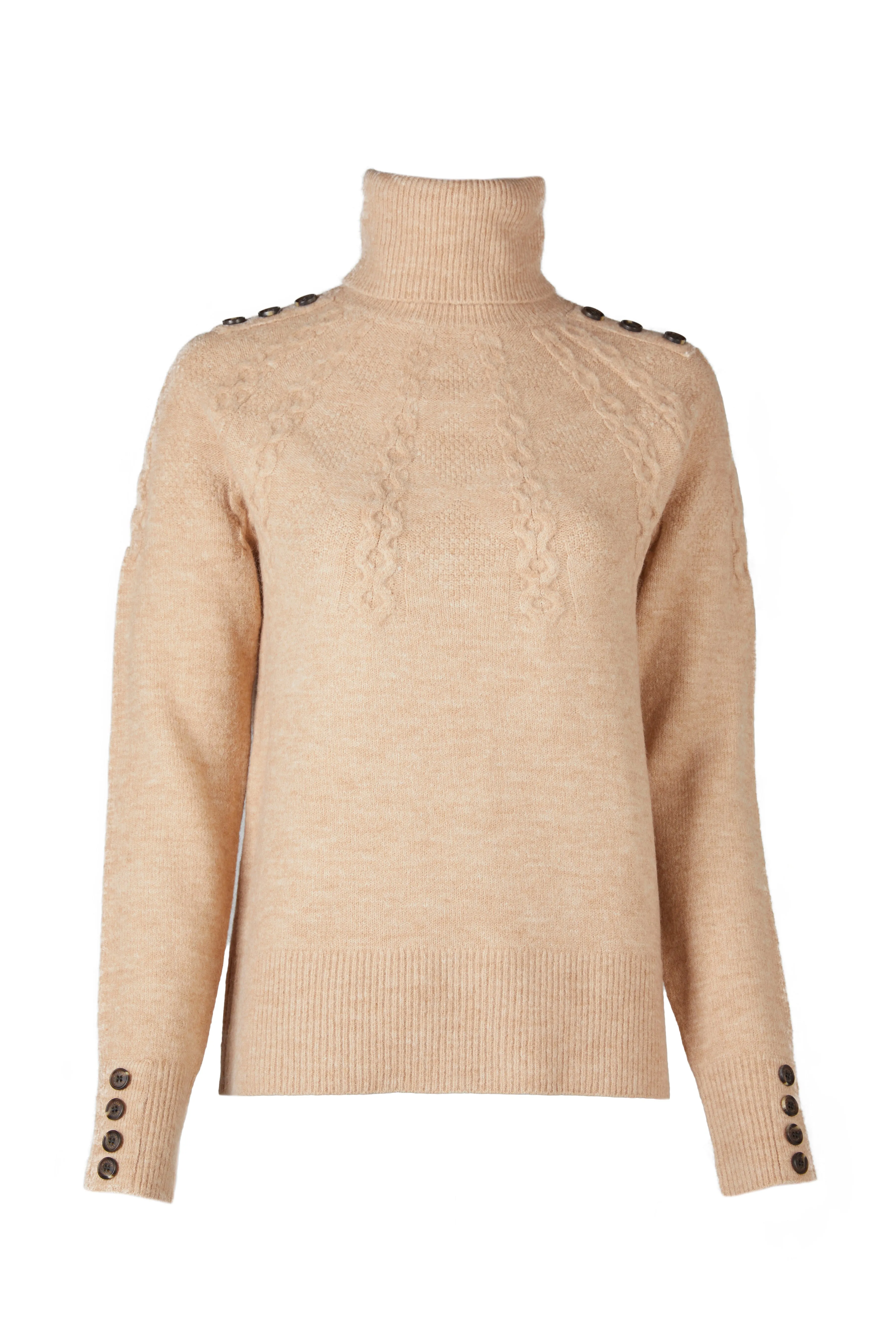 Astoria Roll Neck Knit (Camel)