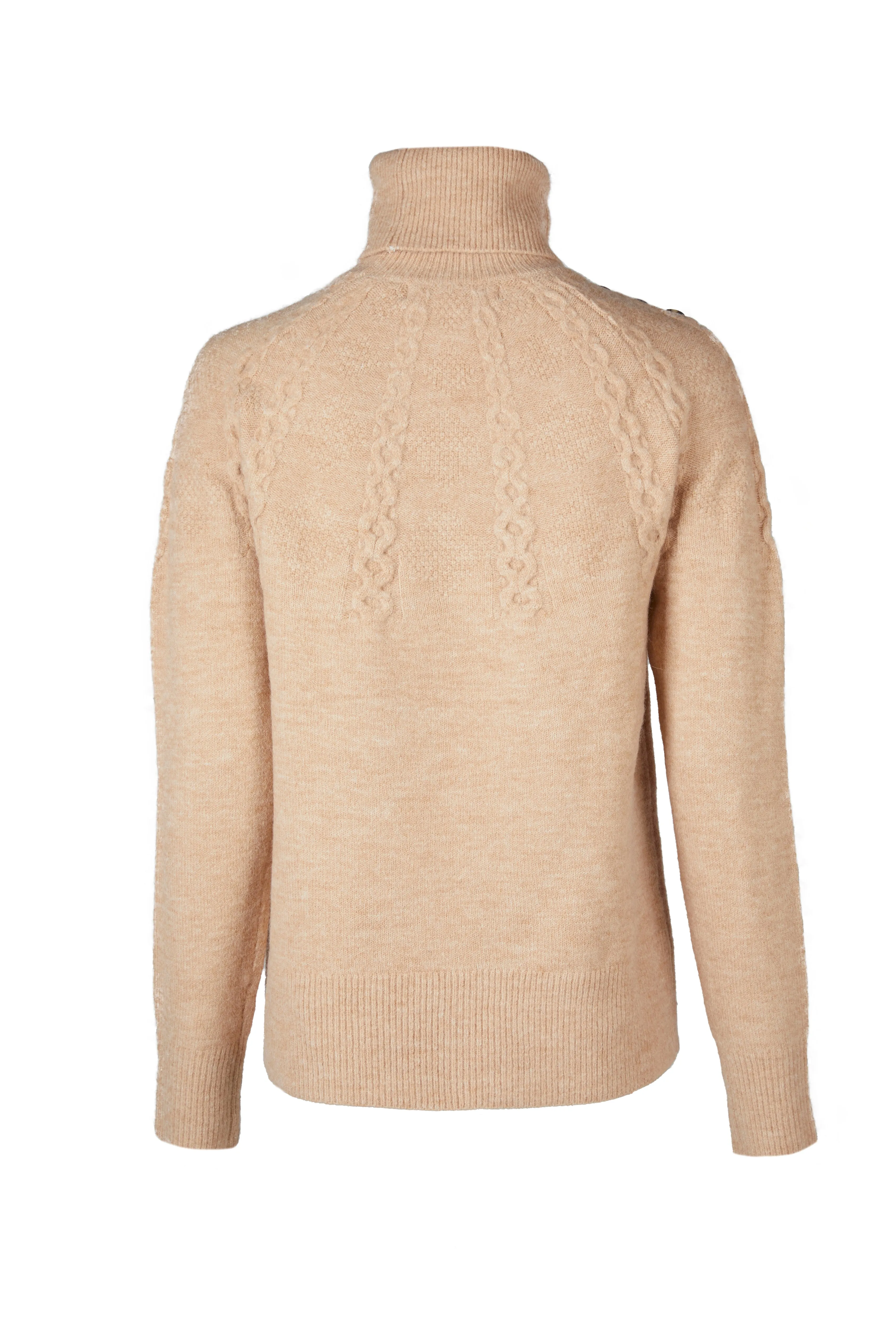 Astoria Roll Neck Knit (Camel)