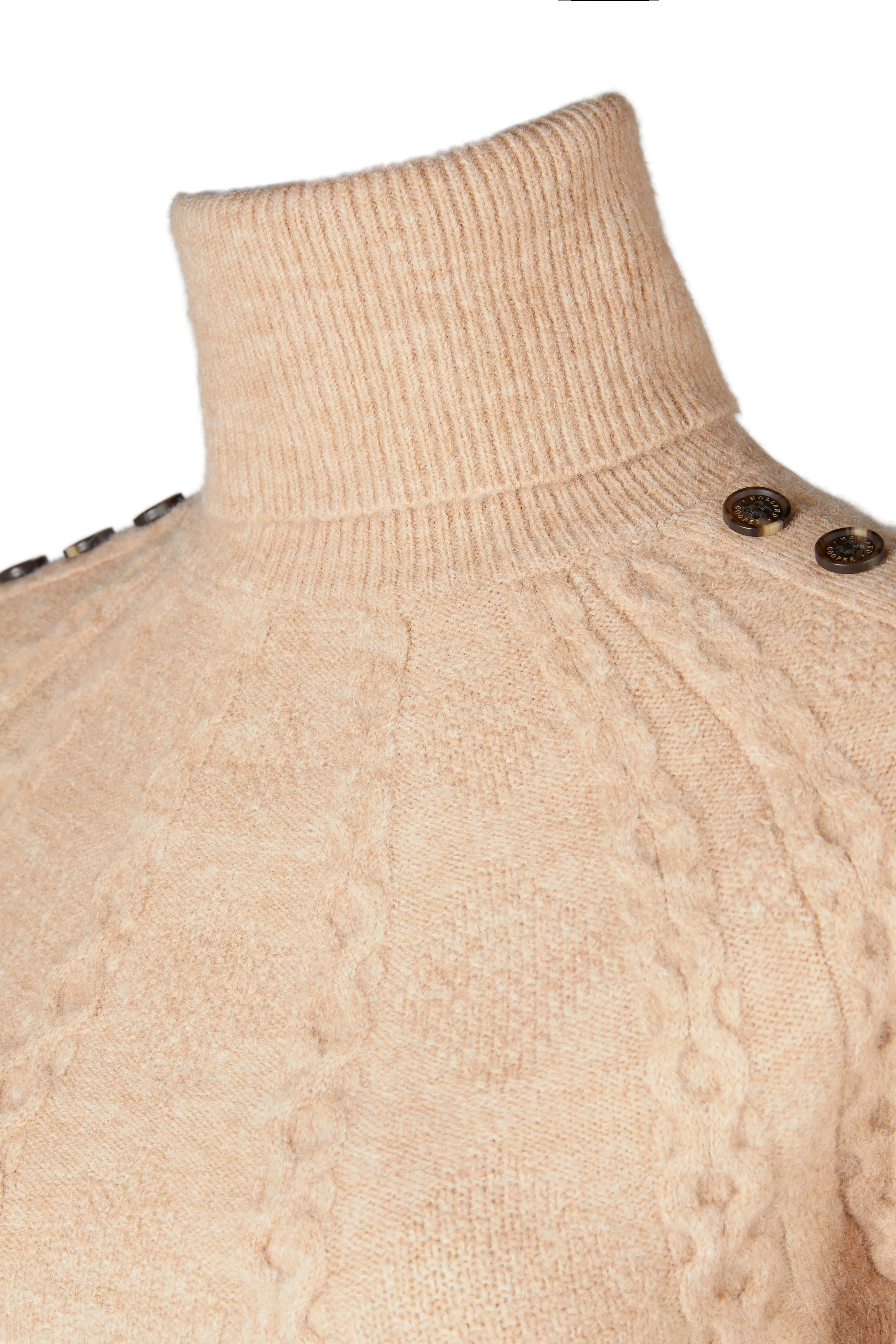 Astoria Roll Neck Knit (Camel)