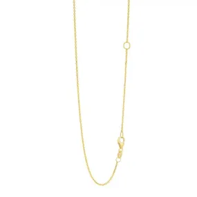 Aura by Martin Binder Gold 1.1mm 20 Inch Cable Chain