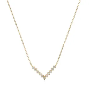 Aurelie Gi Dream LAB-GROWN Diamond Wishbone Necklace