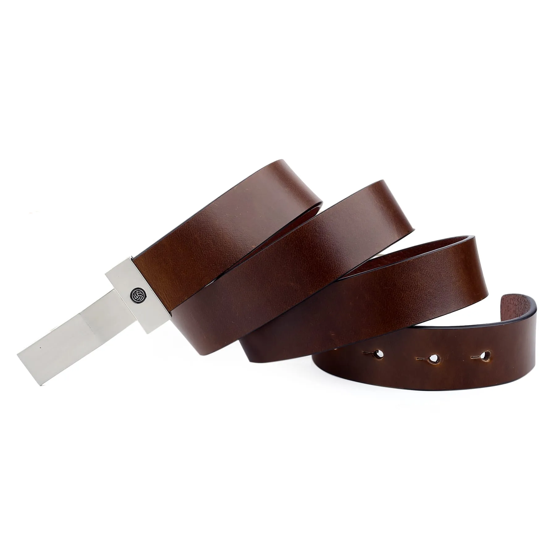 Bacca Bucci Genuine Leather Formal Dress Belts with a Stylish Finish & a Nickel-Free Buckle