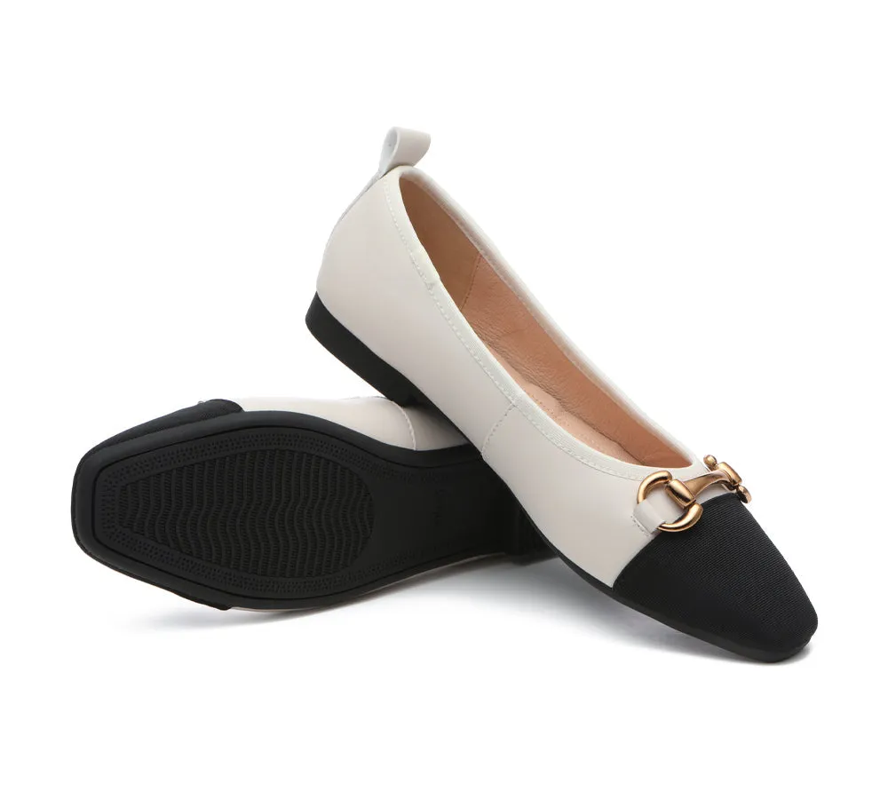 Ballet Flat With Metal Buckle Décor Women Lilian