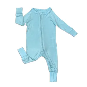 Bamboo 2-way Zippy Romper w/rollover cuffs (Cotton Candy)