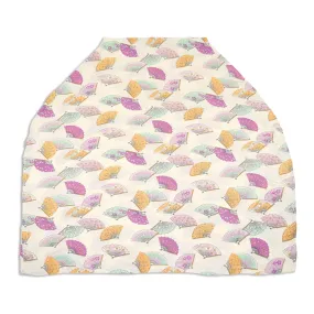 Bamboo Baby Cover & Nursing Poncho (Fancy Fan Print)