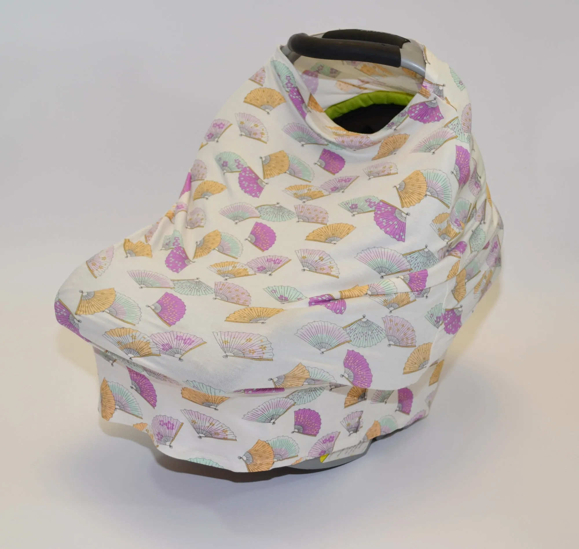 Bamboo Baby Cover & Nursing Poncho (Fancy Fan Print)