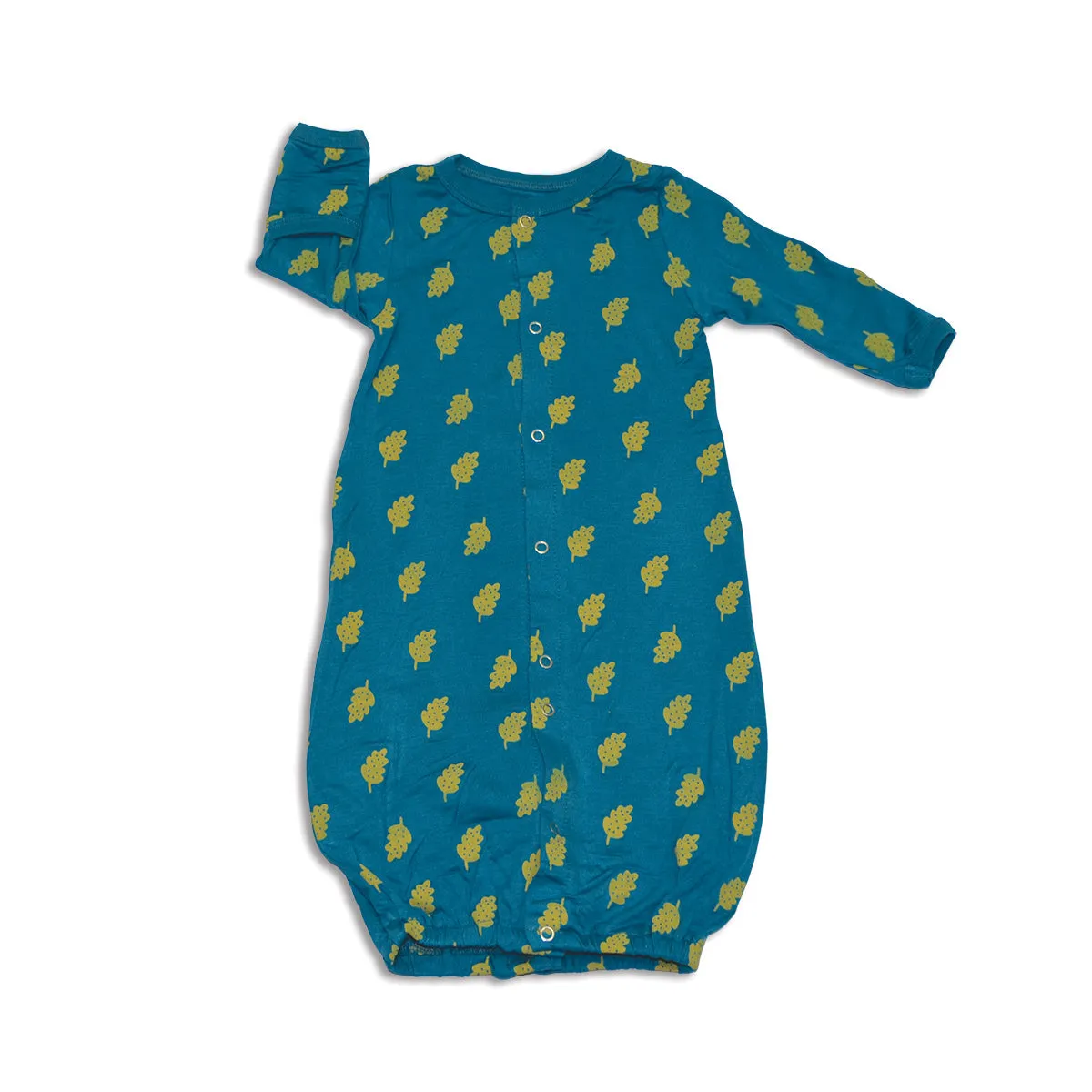 Bamboo Converter Gown (Dotty Leaf Print)