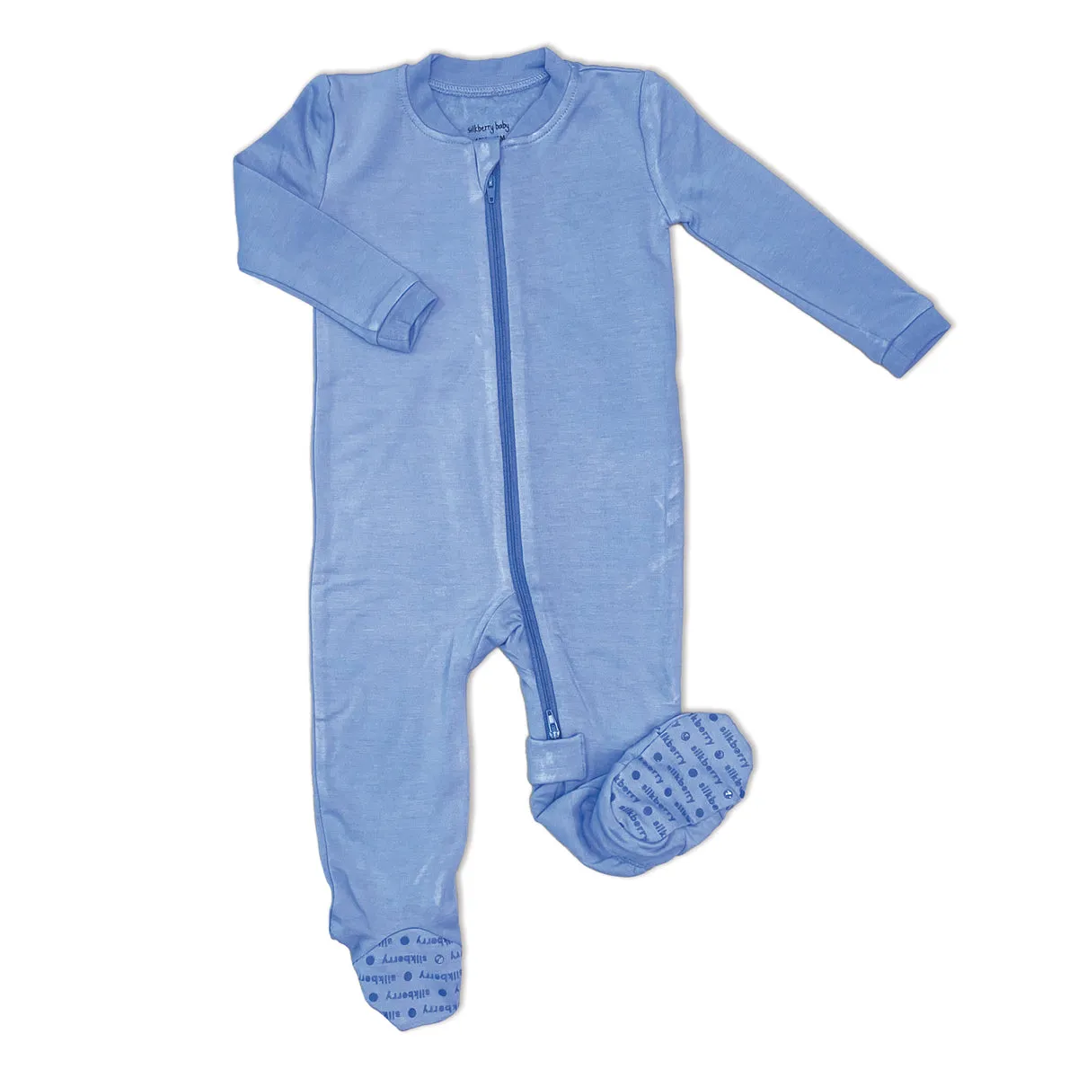 Bamboo Fleece Footie W/2 Way Zipper (Vista)