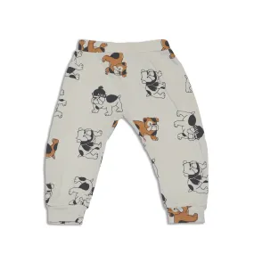 Bamboo Harem Pants (Cozy Bulldog Print)