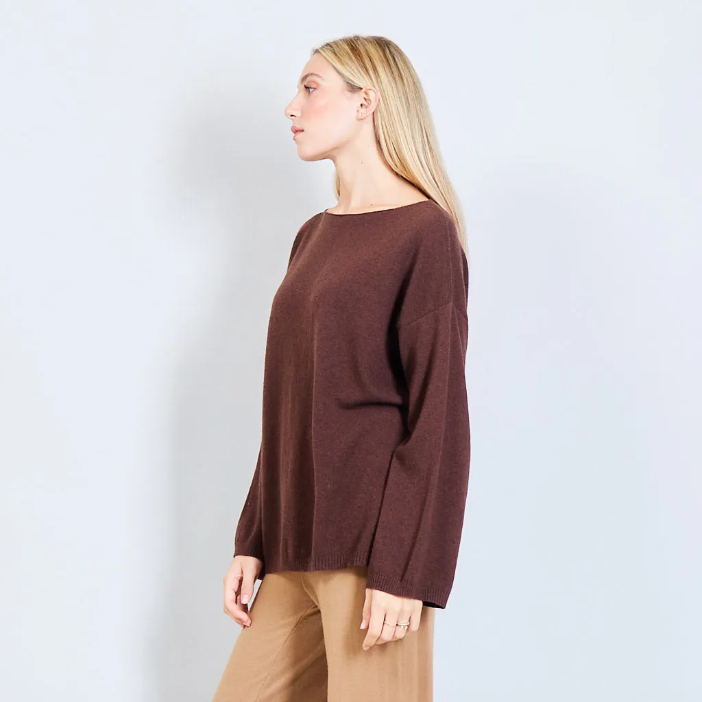 Basic oversized sweater wholesale