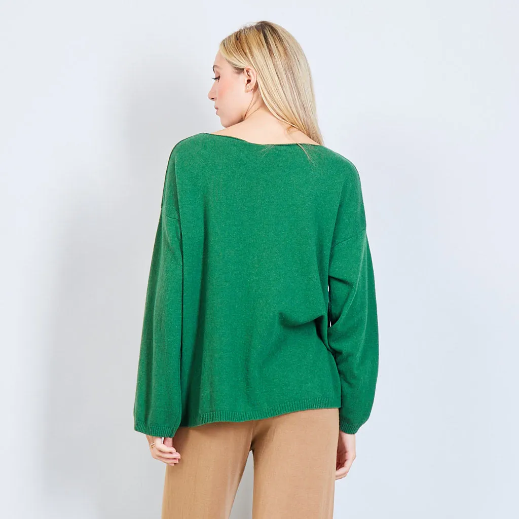 Basic oversized sweater wholesale