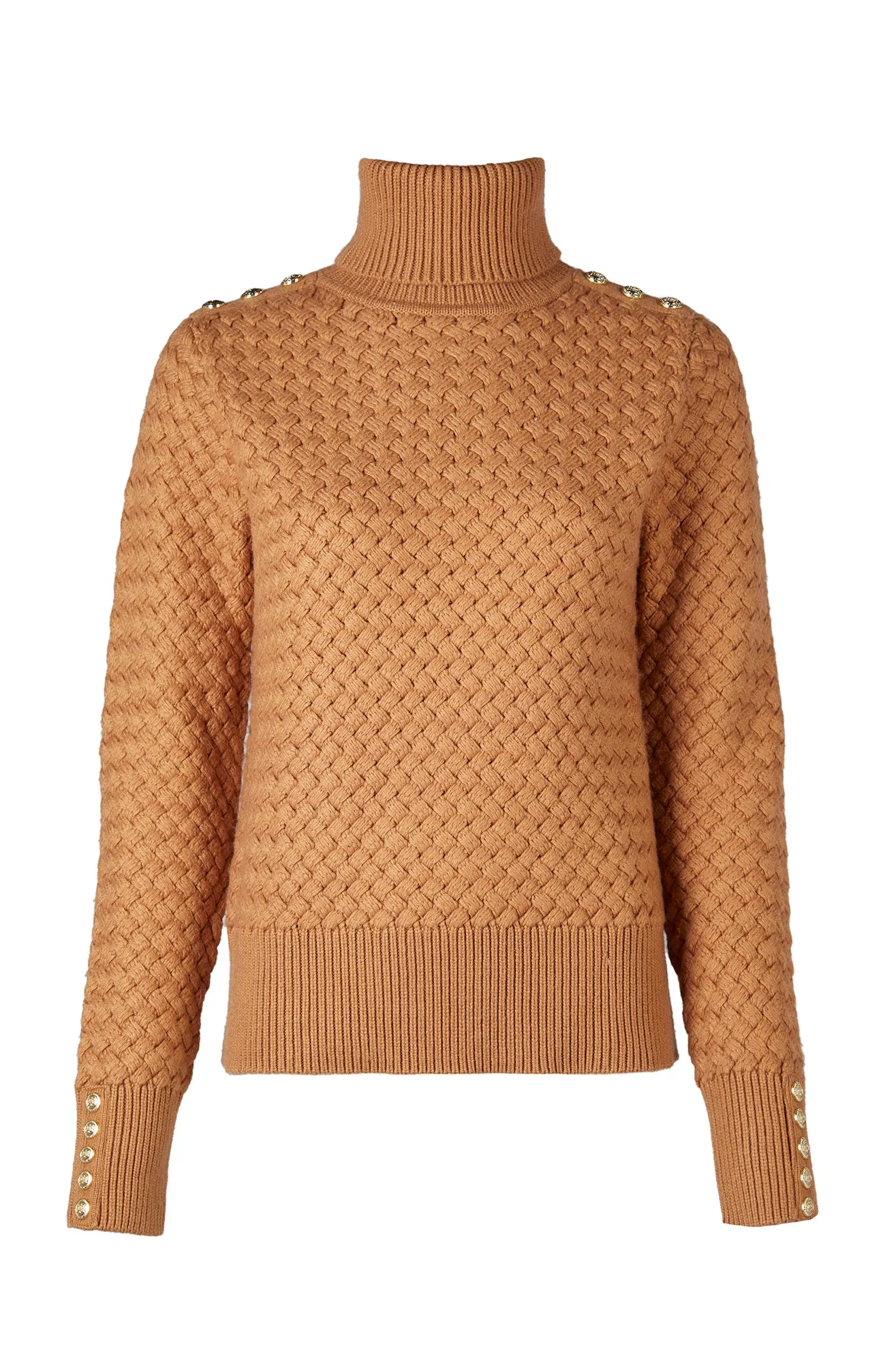 Basket Weave Jumper (Caramel)