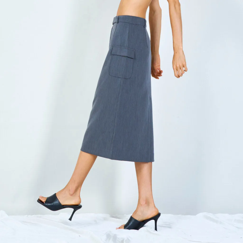 Belted cargo pencil skirt wholesale