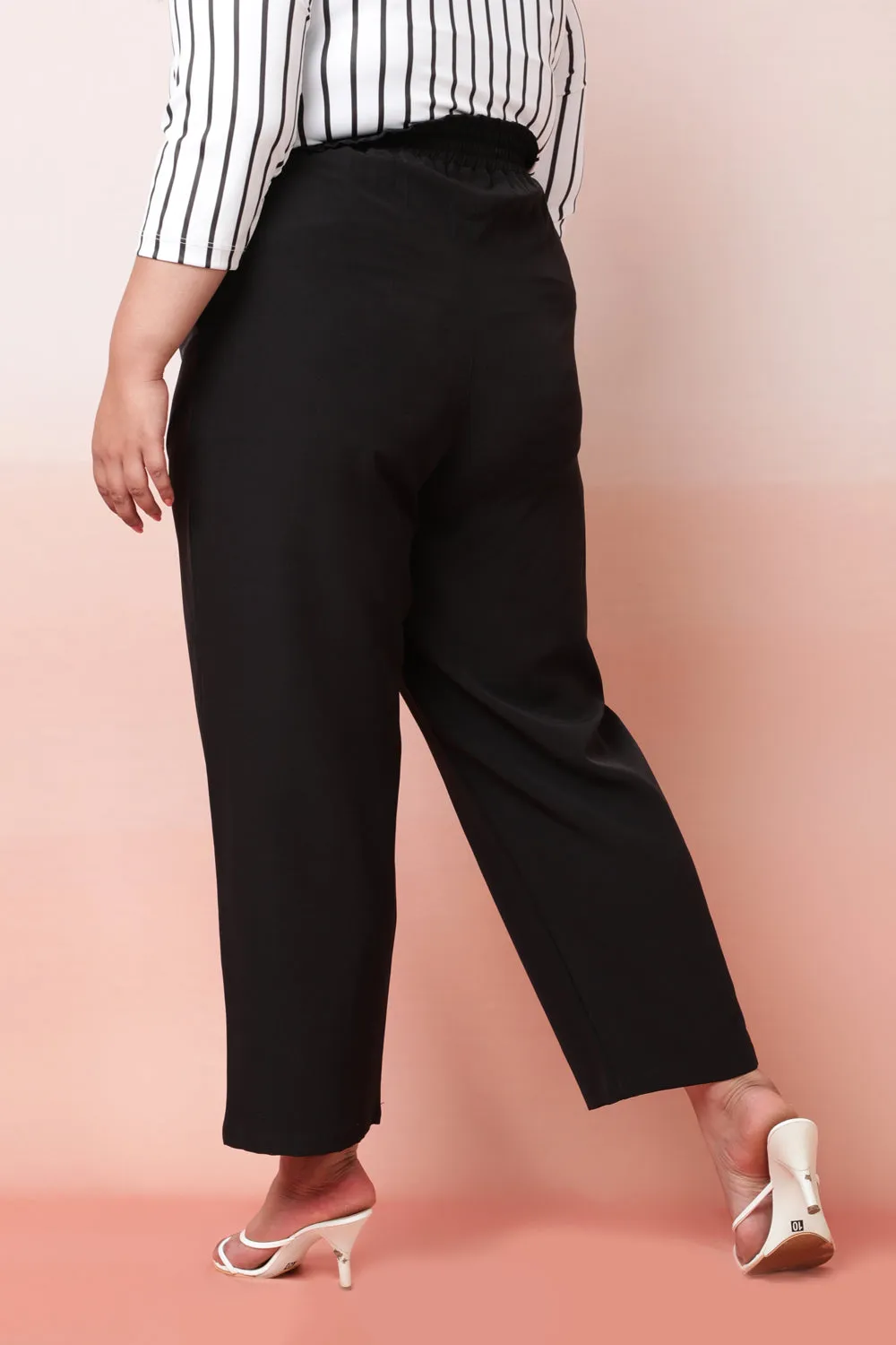 Black High Waist Pants