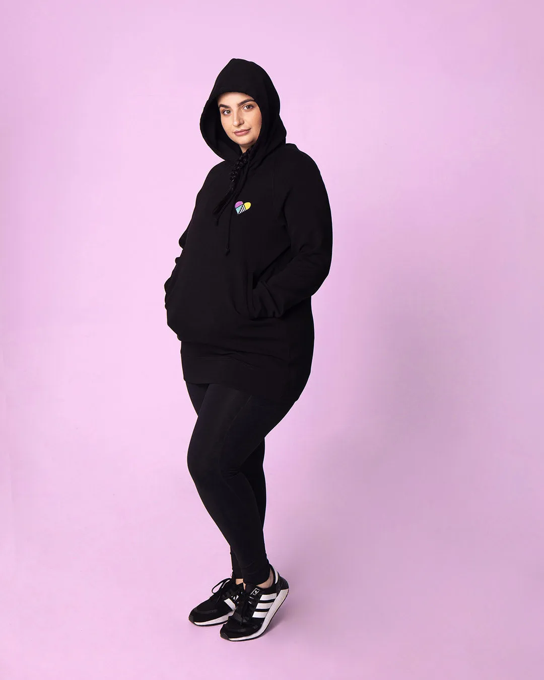 Black Oversized Hoodie