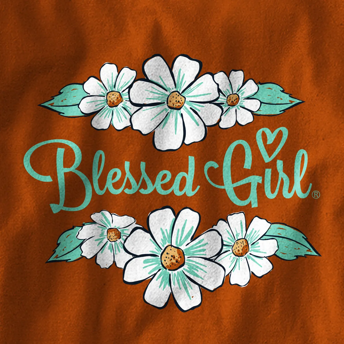 Blessed Girl Womens Long Sleeve T-Shirt Style & Grace