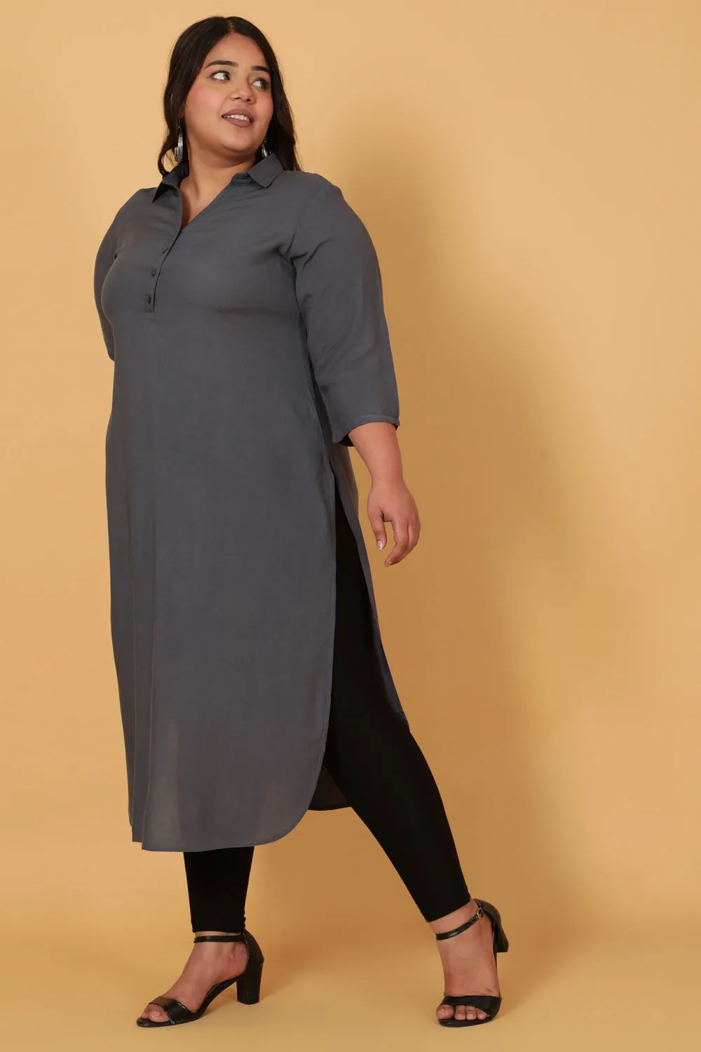 Blue Grey Kurta