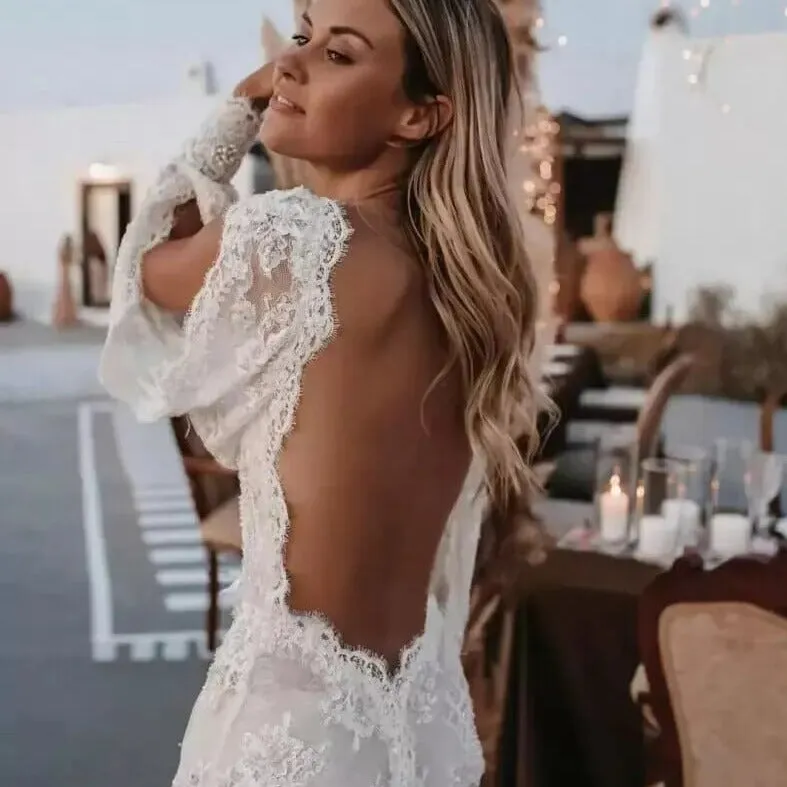 Boho A-Line Allure Bridal Dress