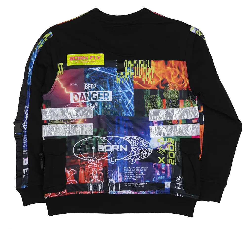 BORN FLY ASSORTED CREWNECK - BFCN06