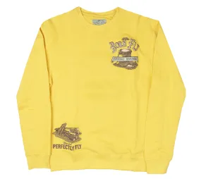 BORN FLY CREWNECK PALE YELLOW - 2302C4663