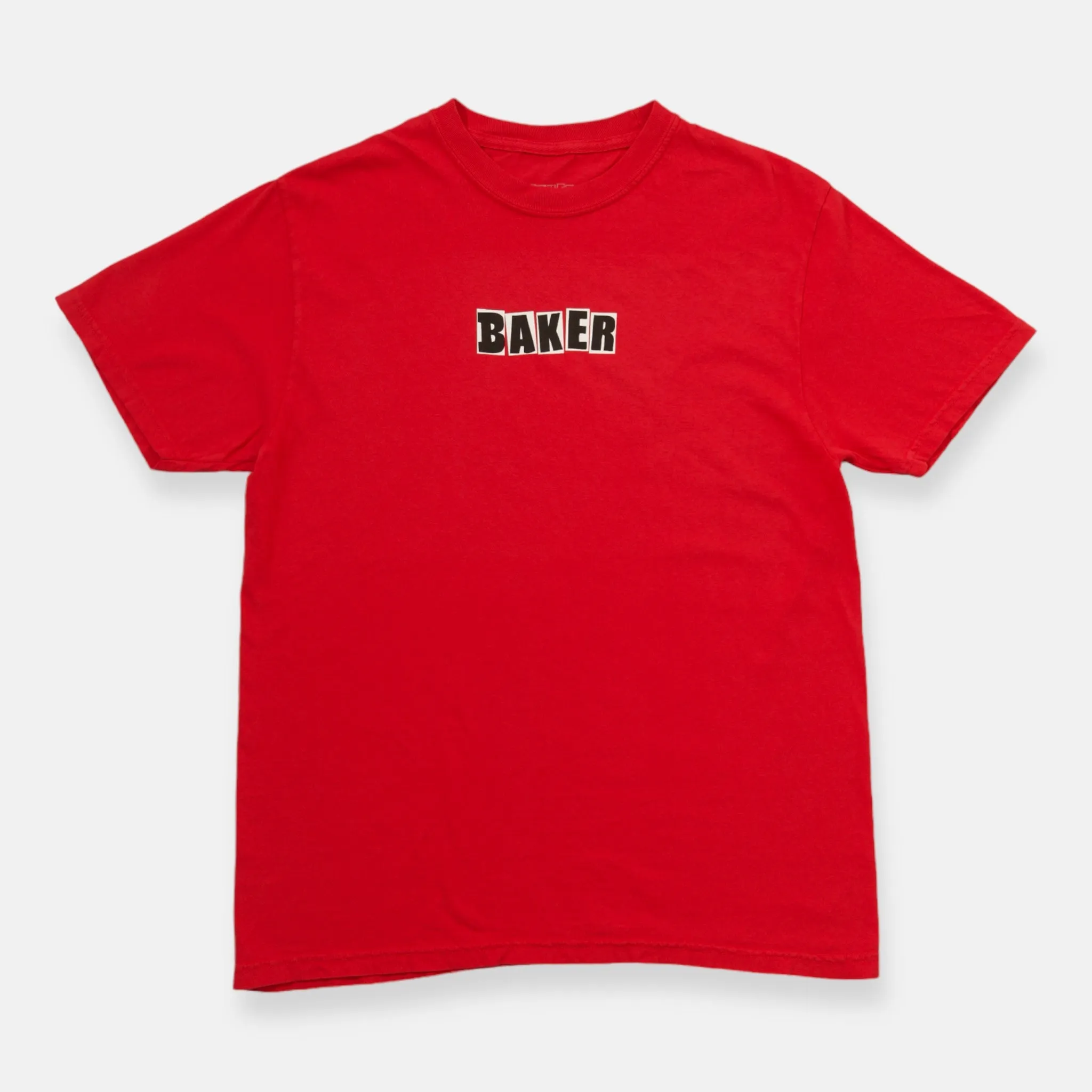 Brand Logo Tee Red Wash