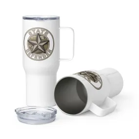 Camo State Defender Travel mug with a handle