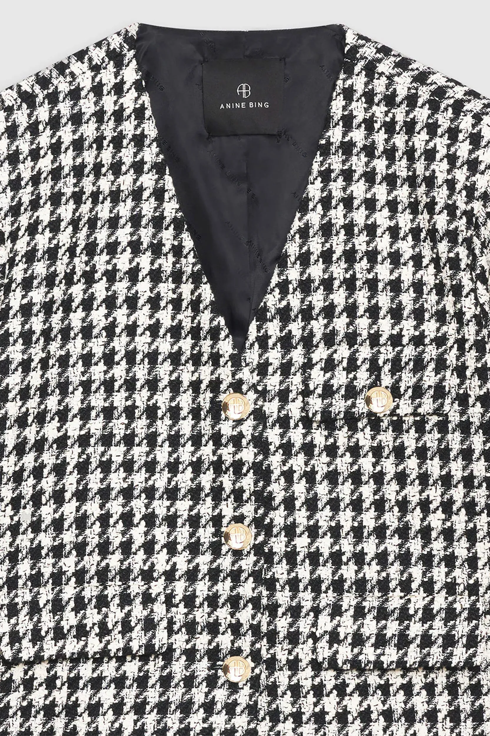 Cara Houndstooth Jacket