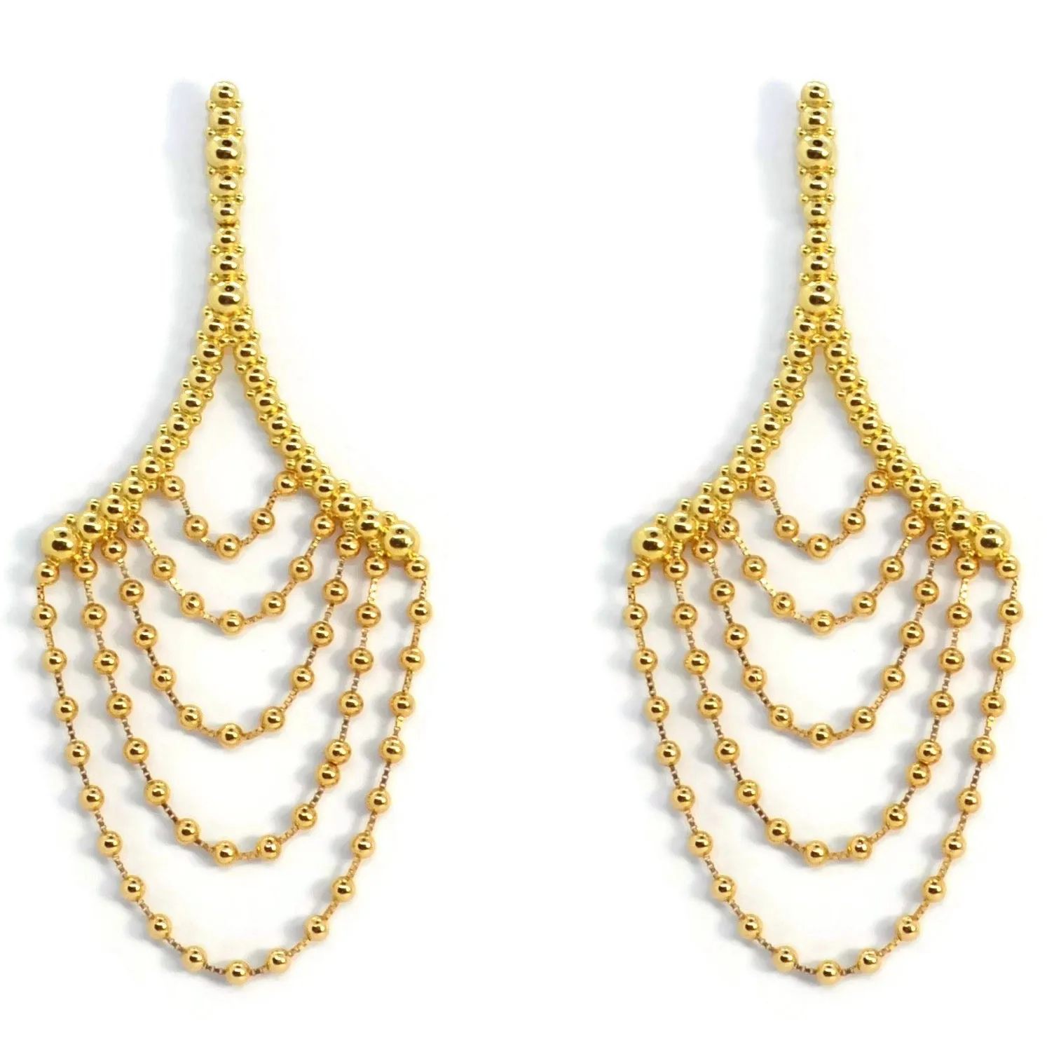 Carla Amorim - Drop Earrings, Yellow Gold