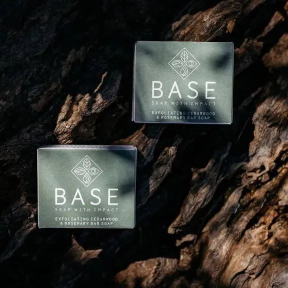 Cedarwood And Rosemary Soap Bar by Base Soap