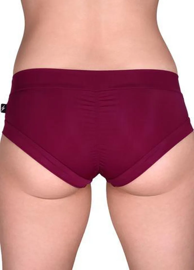 Cleo the Hurricane Essential Hot Pants - Merlot