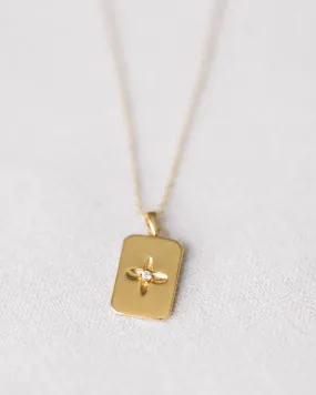 Coast and Cove - Gold Crystal Star Pendant Necklace