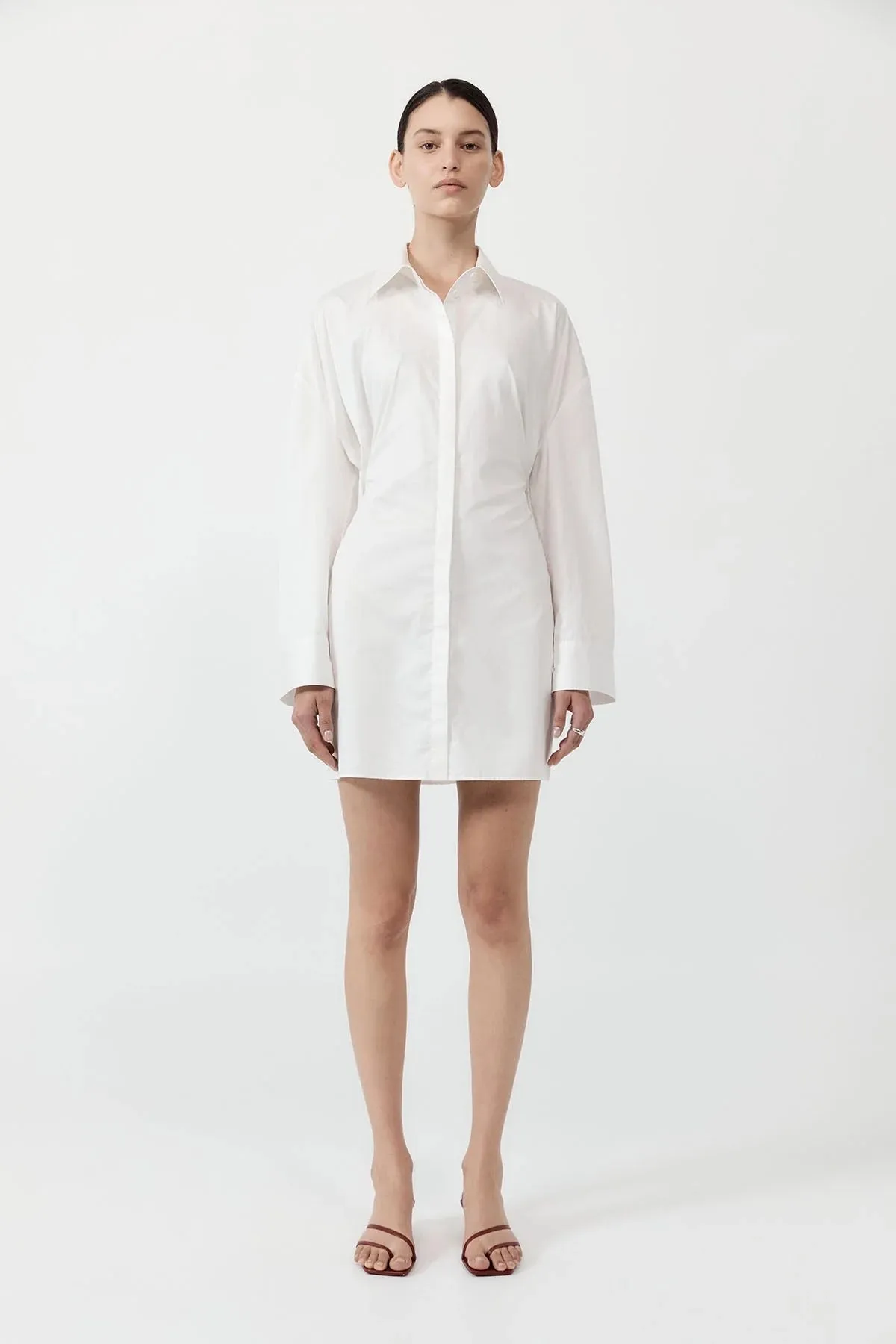 Cotton Oversized Shirt Dress