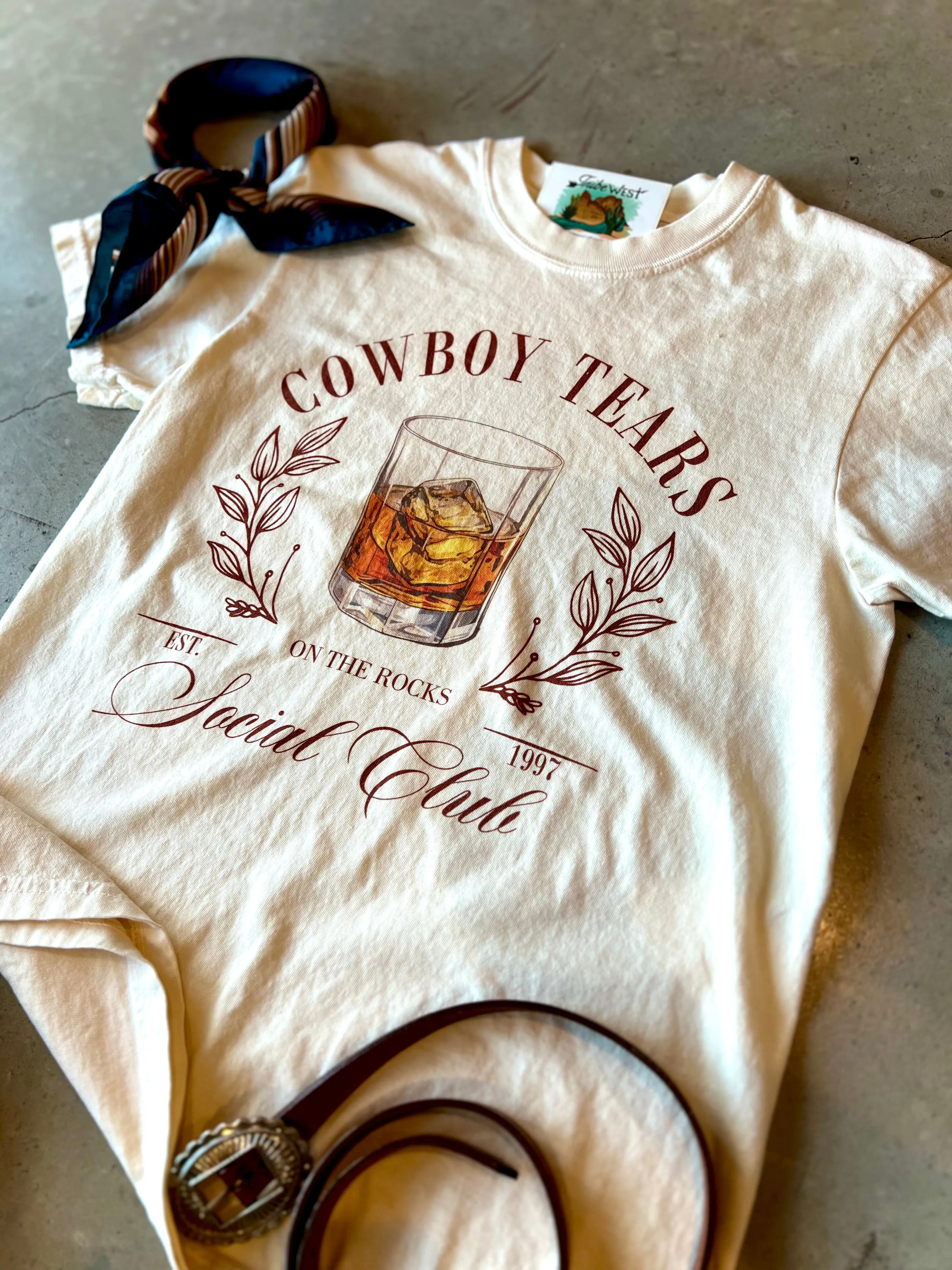 Cowboy Tears Social Club Tee