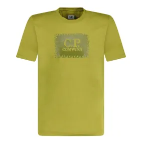 CP COMPANY Stitch Print T-Shirt Olive