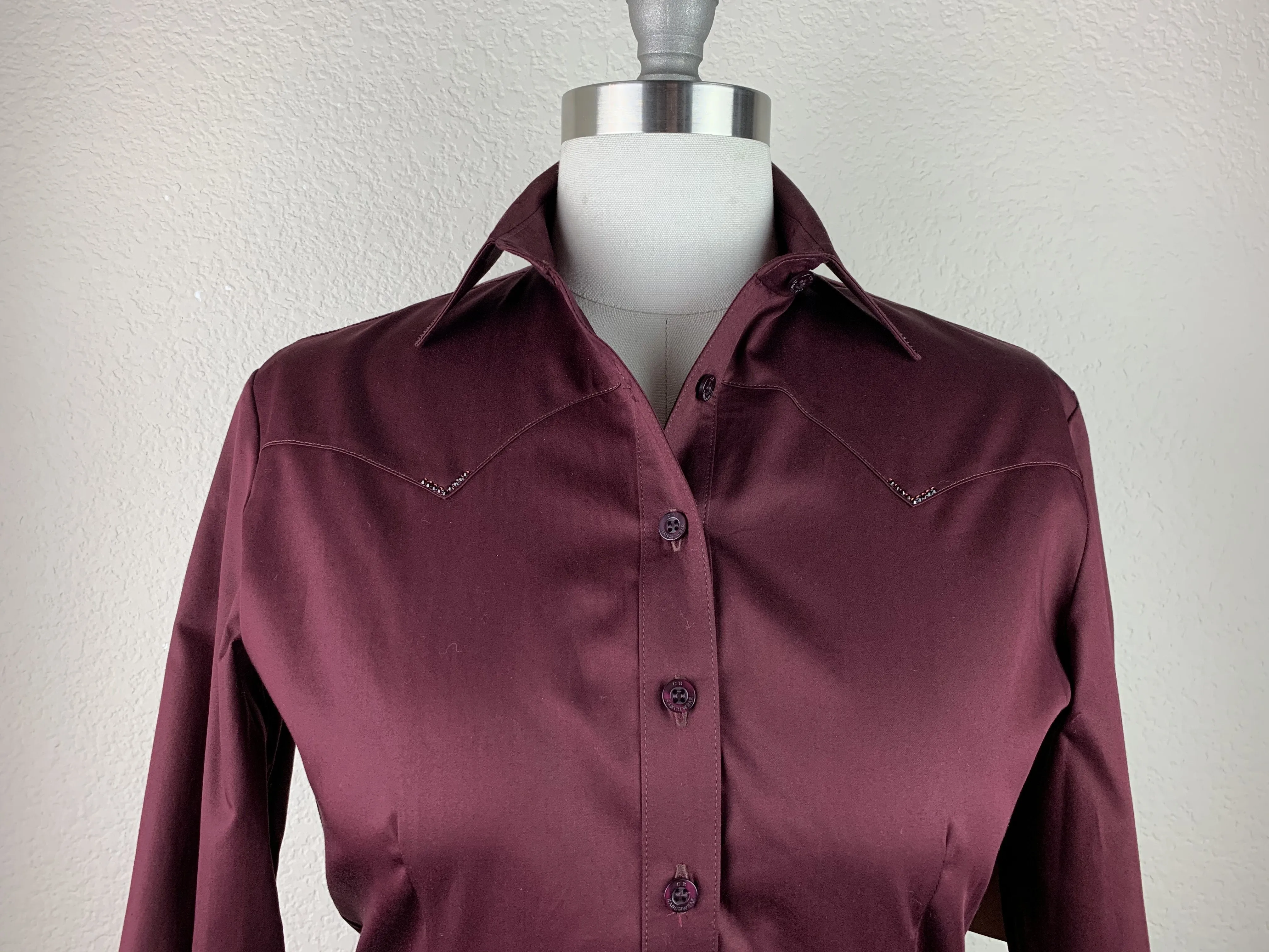 CR Classic Dark Wine Cotton Sateen