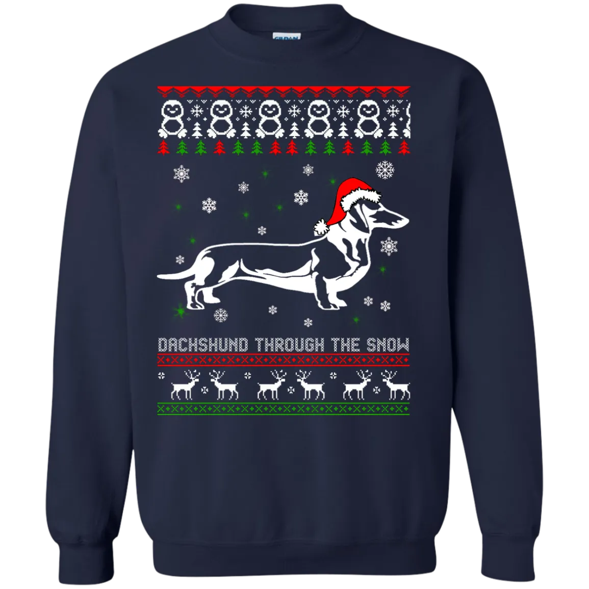 Dachshund Through The Snow Sweater, Shirt, Hoodie