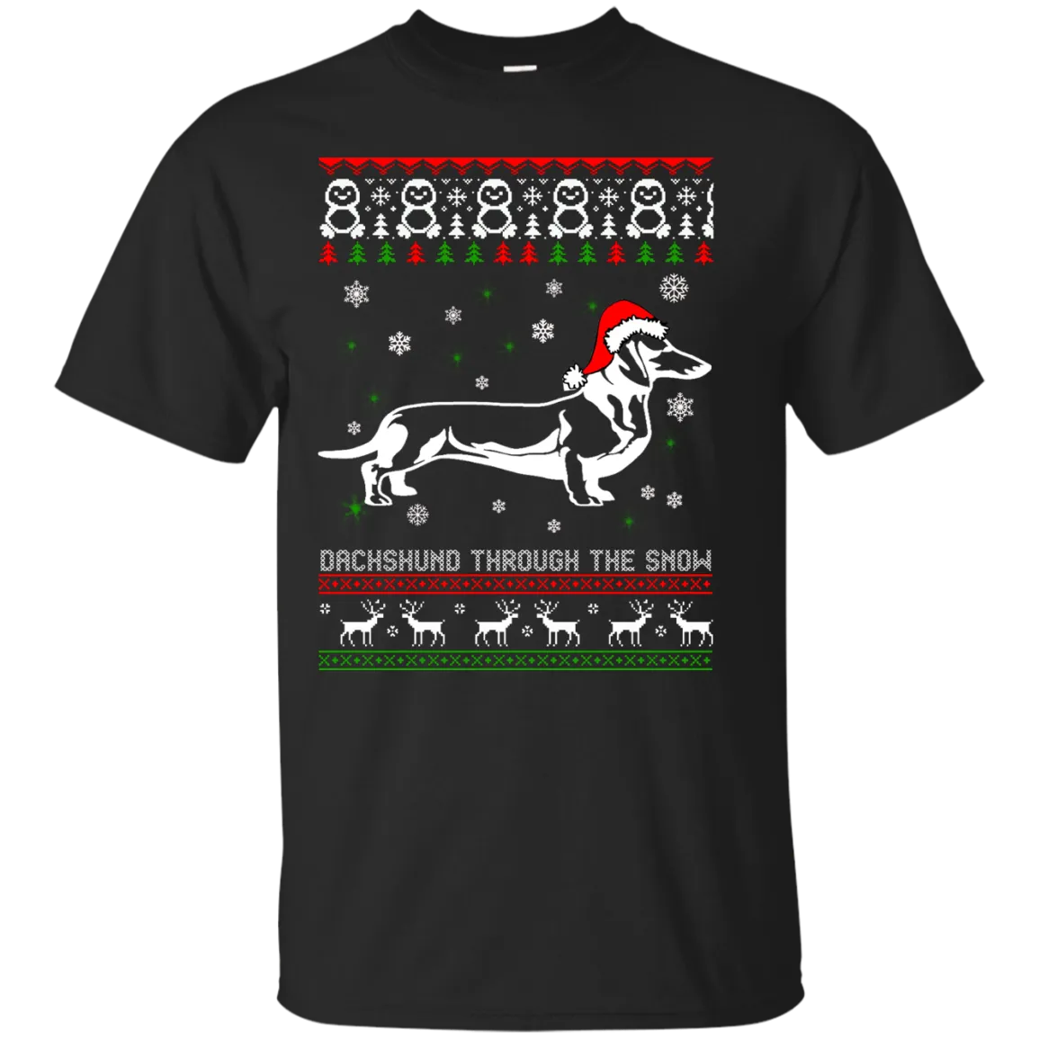 Dachshund Through The Snow Sweater, Shirt, Hoodie