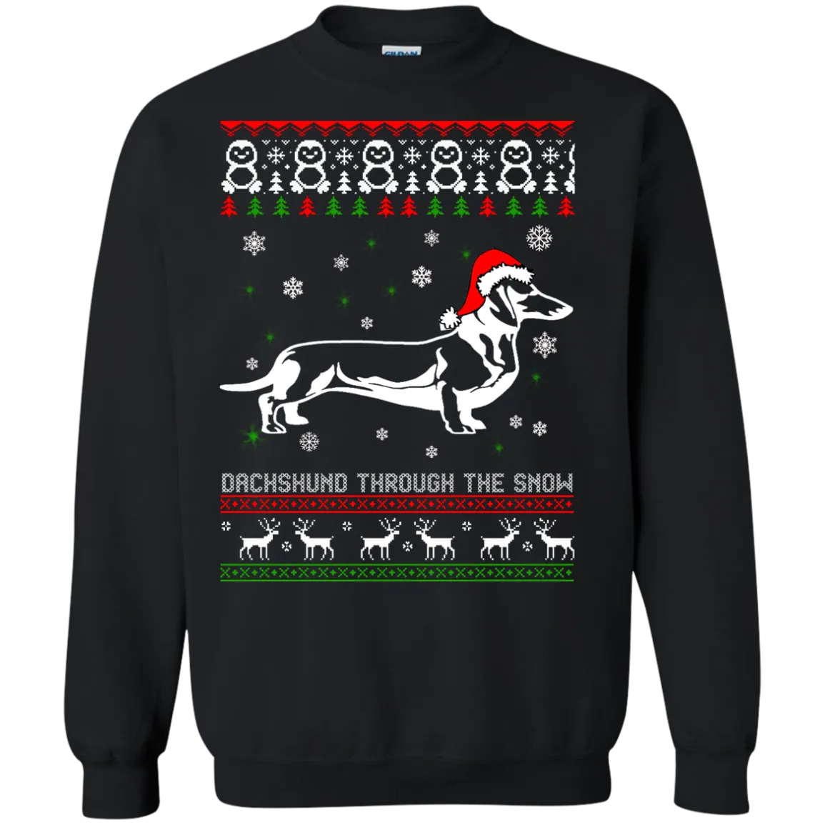 Dachshund Through The Snow Sweater, Shirt, Hoodie