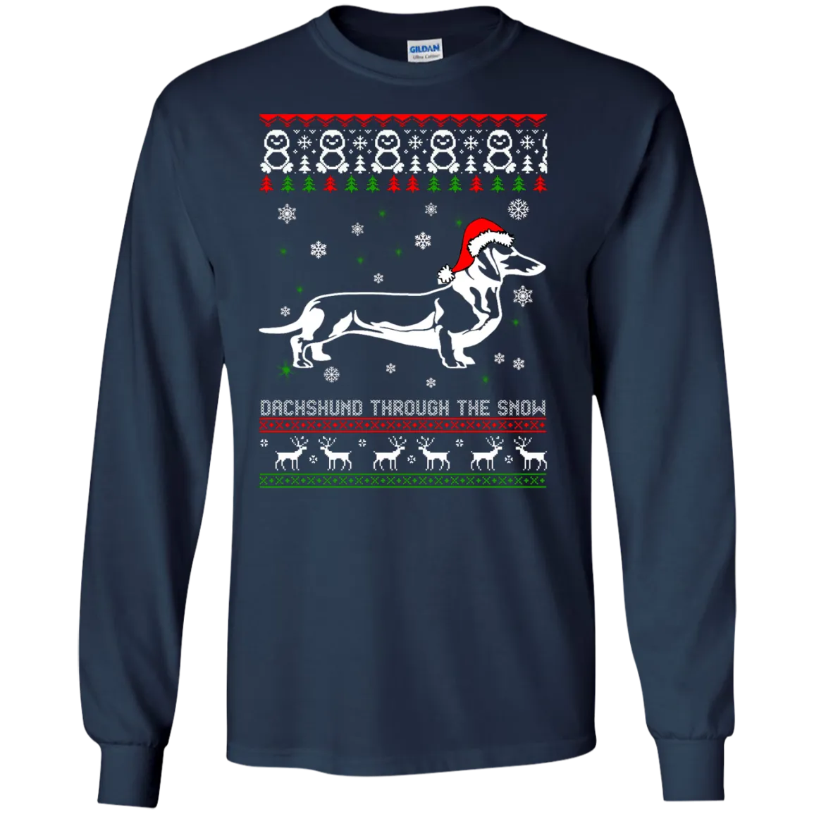 Dachshund Through The Snow Sweater, Shirt, Hoodie