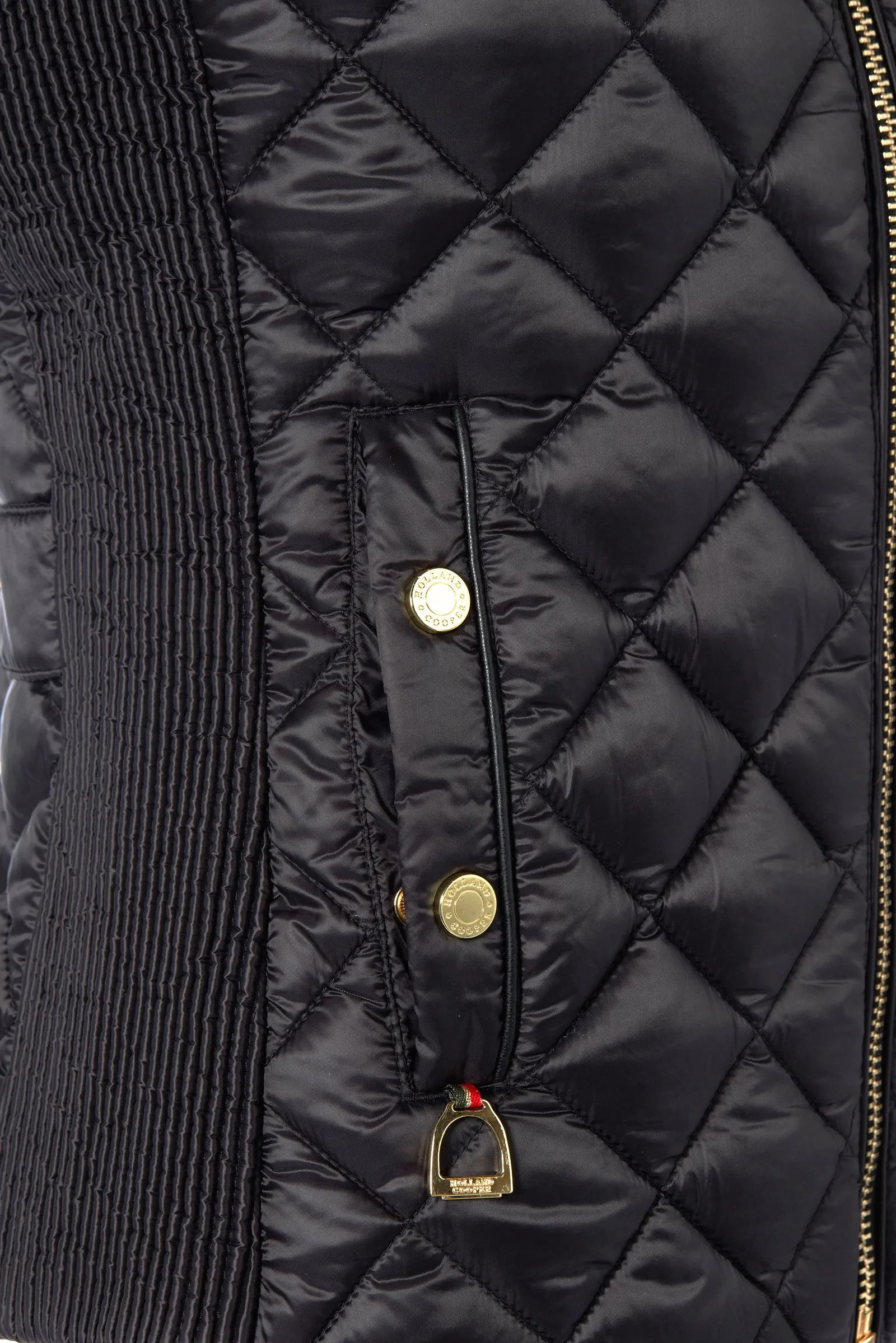 Diamond Quilt Classic Gilet (Black)